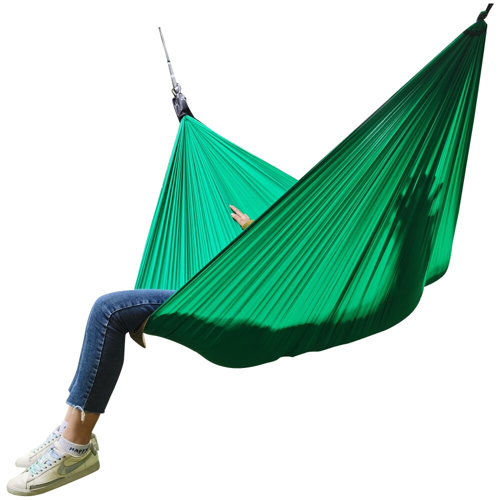 Cheap Goat Tents Portable Hammock Outdoor Garden Sports Home Travel Camping Swing Stripe Canvas Hang Bed Hammock Tents 